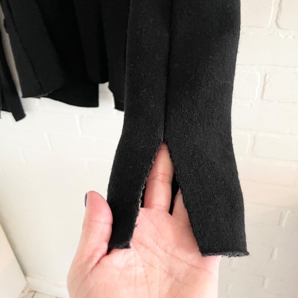 Dixie Knit Blazer Y2K vibe Italian Designer Wool Polyamid Black Single button M - Picture 7 of 10